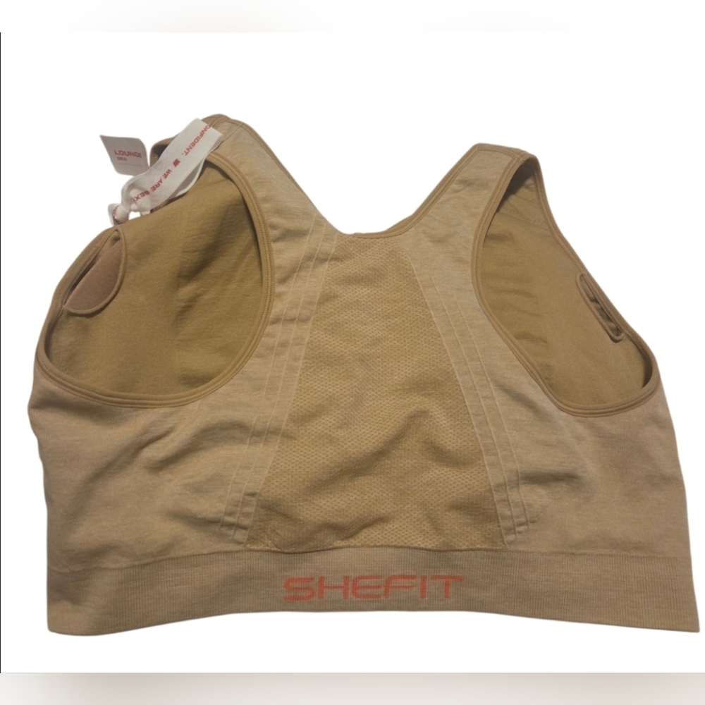 NWT Shefit Lounge Bra Honeywheat 6Luxe Seamless Comfort - Picture 5 of 10